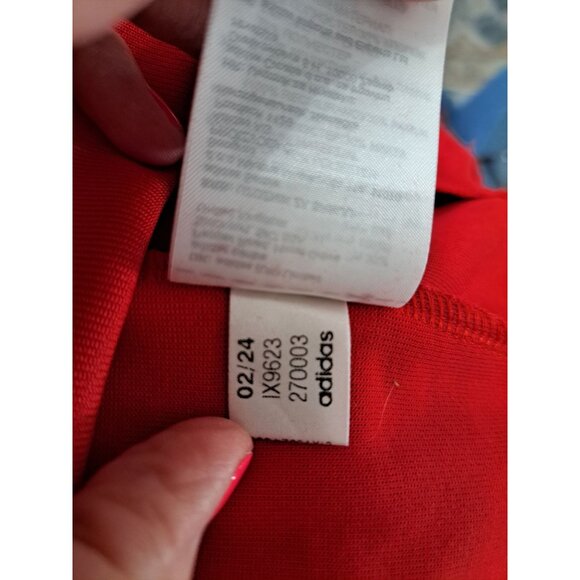 New Adidas Men's The First Track Top Originals Better Full-Zip Jacket Large Red - Picture 8 of 8
